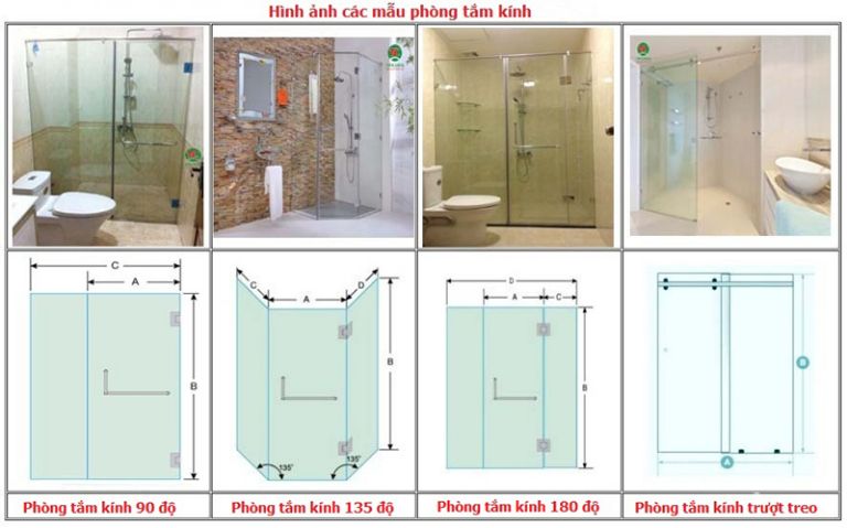 phòng tắm kính có mấy loại.